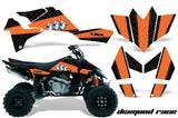 ATV Graphics Kit Quad Decal Sticker Wrap For Suzuki LTR450 2006-2009 DIAMOND RACE ORANGE BLACK