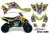 ATV Graphics Kit Quad Decal Sticker Wrap For Suzuki LTR450 2006-2009 EDHLK GREEN