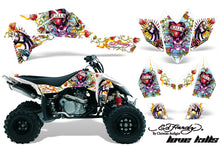 Load image into Gallery viewer, ATV Graphics Kit Quad Decal Sticker Wrap For Suzuki LTR450 2006-2009 EDHLK WHITE-atv motorcycle utv parts accessories gear helmets jackets gloves pantsAll Terrain Depot