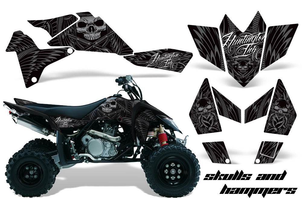 ATV Graphics Kit Quad Decal Sticker Wrap For Suzuki LTR450 2006-2009 HISH SILVER-atv motorcycle utv parts accessories gear helmets jackets gloves pantsAll Terrain Depot