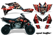 Load image into Gallery viewer, ATV Graphics Kit Quad Decal Sticker Wrap For Suzuki LTR450 2006-2009 HATTER BLACK RED-atv motorcycle utv parts accessories gear helmets jackets gloves pantsAll Terrain Depot