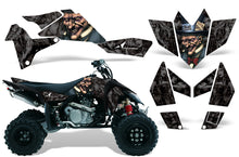Load image into Gallery viewer, ATV Graphics Kit Quad Decal Sticker Wrap For Suzuki LTR450 2006-2009 HATTER BLACK-atv motorcycle utv parts accessories gear helmets jackets gloves pantsAll Terrain Depot