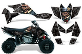 ATV Graphics Kit Quad Decal Sticker Wrap For Suzuki LTR450 2006-2009 HATTER BLACK