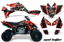 Load image into Gallery viewer, ATV Graphics Kit Quad Decal Sticker Wrap For Suzuki LTR450 2006-2009 HATTER RED BLACK-atv motorcycle utv parts accessories gear helmets jackets gloves pantsAll Terrain Depot