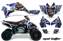 Load image into Gallery viewer, ATV Graphics Kit Quad Decal Sticker Wrap For Suzuki LTR450 2006-2009 HATTER BLUE SILVER-atv motorcycle utv parts accessories gear helmets jackets gloves pantsAll Terrain Depot