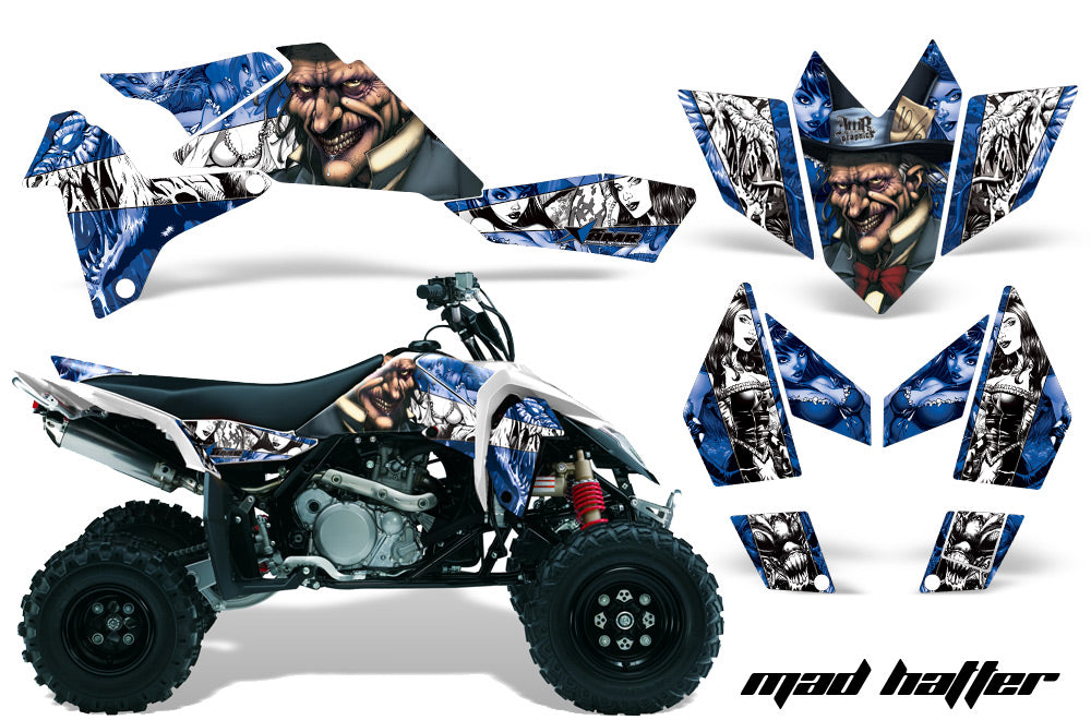 ATV Graphics Kit Quad Decal Sticker Wrap For Suzuki LTR450 2006-2009 HATTER BLUE WHITE-atv motorcycle utv parts accessories gear helmets jackets gloves pantsAll Terrain Depot