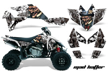 Load image into Gallery viewer, ATV Graphics Kit Quad Decal Sticker Wrap For Suzuki LTR450 2006-2009 HATTER WHITE SILVER-atv motorcycle utv parts accessories gear helmets jackets gloves pantsAll Terrain Depot