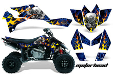Load image into Gallery viewer, ATV Graphics Kit Quad Decal Sticker Wrap For Suzuki LTR450 2006-2009 MOTORHEAD BLUE-atv motorcycle utv parts accessories gear helmets jackets gloves pantsAll Terrain Depot
