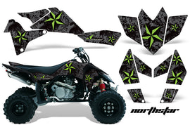 ATV Graphics Kit Quad Decal Sticker Wrap For Suzuki LTR450 2006-2009 NORTHSTAR GREEN BLACK-atv motorcycle utv parts accessories gear helmets jackets gloves pantsAll Terrain Depot