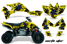 Load image into Gallery viewer, ATV Graphics Kit Quad Decal Sticker Wrap For Suzuki LTR450 2006-2009 NORTHSTAR BLUE YELLOW-atv motorcycle utv parts accessories gear helmets jackets gloves pantsAll Terrain Depot