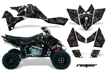 Load image into Gallery viewer, ATV Graphics Kit Quad Decal Sticker Wrap For Suzuki LTR450 2006-2009 REAPER BLACK-atv motorcycle utv parts accessories gear helmets jackets gloves pantsAll Terrain Depot