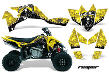 Load image into Gallery viewer, ATV Graphics Kit Quad Decal Sticker Wrap For Suzuki LTR450 2006-2009 REAPER YELLOW-atv motorcycle utv parts accessories gear helmets jackets gloves pantsAll Terrain Depot