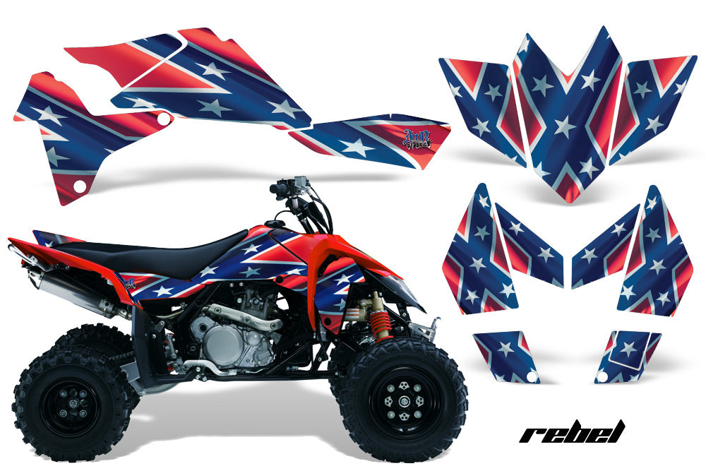 ATV Graphics Kit Quad Decal Sticker Wrap For Suzuki LTR450 2006-2009 REBEL-atv motorcycle utv parts accessories gear helmets jackets gloves pantsAll Terrain Depot