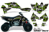 ATV Graphics Kit Quad Decal Sticker Wrap For Suzuki LTR450 2006-2009 SSSH GREEN BLACK