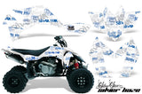 ATV Graphics Kit Quad Decal Sticker Wrap For Suzuki LTR450 2006-2009 SSSH BLUE WHITE