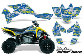ATV Graphics Kit Quad Decal Sticker Wrap For Suzuki LTR450 2006-2009 SSSH YELLOW BLACK-atv motorcycle utv parts accessories gear helmets jackets gloves pantsAll Terrain Depot