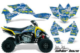 ATV Graphics Kit Quad Decal Sticker Wrap For Suzuki LTR450 2006-2009 SSSH YELLOW BLACK