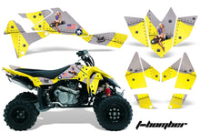 Load image into Gallery viewer, ATV Graphics Kit Quad Decal Sticker Wrap For Suzuki LTR450 2006-2009 TBOMBER YELLOW-atv motorcycle utv parts accessories gear helmets jackets gloves pantsAll Terrain Depot