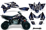 ATV Graphics Kit Quad Decal Sticker Wrap For Suzuki LTR450 2006-2009 TOXIC WHITE BLACK