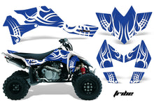 Load image into Gallery viewer, ATV Graphics Kit Quad Decal Sticker Wrap For Suzuki LTR450 2006-2009 TRIBE WHITE BLUE-atv motorcycle utv parts accessories gear helmets jackets gloves pantsAll Terrain Depot
