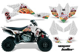 ATV Graphics Kit Quad Decal Sticker Wrap For Suzuki LTR450 2006-2009 VEGAS WHITE