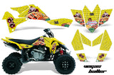 ATV Graphics Kit Quad Decal Sticker Wrap For Suzuki LTR450 2006-2009 VEGAS YELLOW