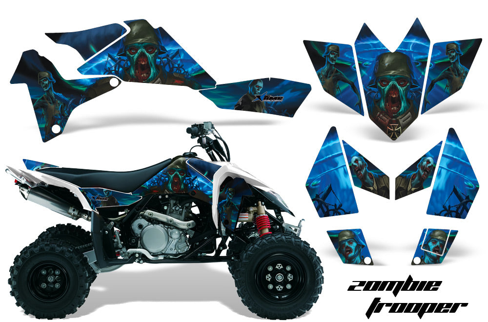 ATV Graphics Kit Quad Decal Sticker Wrap For Suzuki LTR450 2006-2009 ZOMBIE BLUE-atv motorcycle utv parts accessories gear helmets jackets gloves pantsAll Terrain Depot