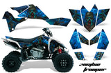 ATV Graphics Kit Quad Decal Sticker Wrap For Suzuki LTR450 2006-2009 ZOMBIE BLUE
