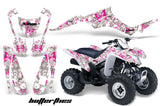ATV Graphics Kit Decal Quad Wrap For Suzuki LTZ250 LTZ 250 2004-2009 BUTTERFLIES PINK WHITE