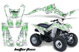 ATV Graphics Kit Decal Quad Wrap For Suzuki LTZ250 LTZ 250 2004-2009 BUTTERFLIES GREEN WHITE