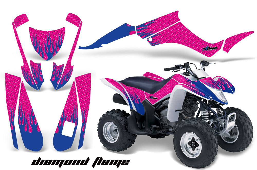 ATV Graphics Kit Decal Quad Wrap For Suzuki LTZ250 LTZ 250 2004-2009 EDHLK WHITE-atv motorcycle utv parts accessories gear helmets jackets gloves pantsAll Terrain Depot