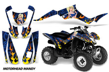 Load image into Gallery viewer, ATV Graphics Kit Decal Quad Wrap For Suzuki LTZ250 LTZ 250 2004-2009 MOTORHEAD BLUE-atv motorcycle utv parts accessories gear helmets jackets gloves pantsAll Terrain Depot
