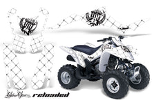 Load image into Gallery viewer, ATV Graphics Kit Decal Quad Wrap For Suzuki LTZ250 LTZ 250 2004-2009 RELOADED BLACK WHITE-atv motorcycle utv parts accessories gear helmets jackets gloves pantsAll Terrain Depot