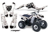 ATV Graphics Kit Decal Quad Wrap For Suzuki LTZ250 LTZ 250 2004-2009 REAPER WHITE