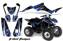 Load image into Gallery viewer, ATV Graphics Kit Decal Quad Wrap For Suzuki LTZ250 LTZ 250 2004-2009 TRIBAL BLUE BLACK-atv motorcycle utv parts accessories gear helmets jackets gloves pantsAll Terrain Depot