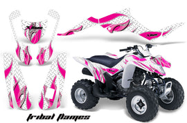 ATV Graphics Kit Decal Quad Wrap For Suzuki LTZ250 LTZ 250 2004-2009 TRIBAL PINK WHITE-atv motorcycle utv parts accessories gear helmets jackets gloves pantsAll Terrain Depot