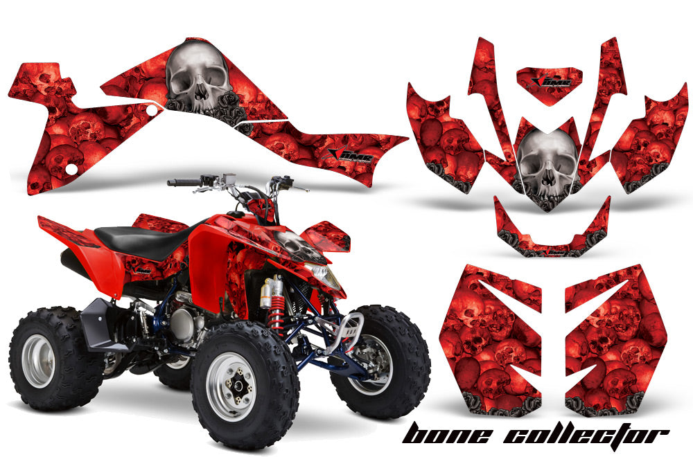 ATV Graphics Kit Quad Decal Sticker Wrap For Suzuki LTZ400 2009-2016 BONES RED-atv motorcycle utv parts accessories gear helmets jackets gloves pantsAll Terrain Depot
