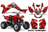 ATV Graphics Kit Quad Decal Sticker Wrap For Suzuki LTZ400 2009-2016 BONES RED