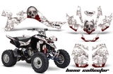 ATV Graphics Kit Quad Decal Sticker Wrap For Suzuki LTZ400 2009-2016 BONES WHITE