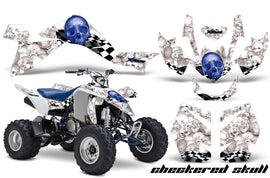 ATV Graphics Kit Quad Decal Sticker Wrap For Suzuki LTZ400 2009-2016 CHECKERED BLUE WHITE-atv motorcycle utv parts accessories gear helmets jackets gloves pantsAll Terrain Depot