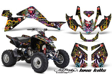 Load image into Gallery viewer, ATV Graphics Kit Quad Decal Sticker Wrap For Suzuki LTZ400 2009-2016 EDHLK BLACK-atv motorcycle utv parts accessories gear helmets jackets gloves pantsAll Terrain Depot
