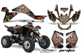 ATV Graphics Kit Quad Decal Sticker Wrap For Suzuki LTZ400 2009-2016 EDHP WHITE