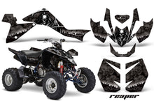 Load image into Gallery viewer, ATV Graphics Kit Quad Decal Sticker Wrap For Suzuki LTZ400 2009-2016 REAPER BLACK-atv motorcycle utv parts accessories gear helmets jackets gloves pantsAll Terrain Depot