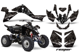 ATV Graphics Kit Quad Decal Sticker Wrap For Suzuki LTZ400 2009-2016 REAPER BLACK-atv motorcycle utv parts accessories gear helmets jackets gloves pantsAll Terrain Depot
