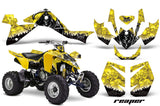 ATV Graphics Kit Quad Decal Sticker Wrap For Suzuki LTZ400 2009-2016 REAPER YELLOW