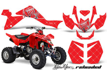 Load image into Gallery viewer, ATV Graphics Kit Quad Decal Sticker Wrap For Suzuki LTZ400 2009-2016 RELOADED CHROME RED-atv motorcycle utv parts accessories gear helmets jackets gloves pantsAll Terrain Depot