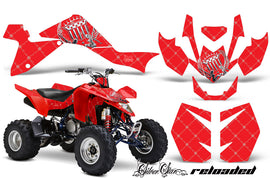 ATV Graphics Kit Quad Decal Sticker Wrap For Suzuki LTZ400 2009-2016 RELOADED CHROME RED-atv motorcycle utv parts accessories gear helmets jackets gloves pantsAll Terrain Depot