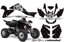 Load image into Gallery viewer, ATV Graphics Kit Quad Decal Sticker Wrap For Suzuki LTZ400 2009-2016 RELOADED WHITE BLACK-atv motorcycle utv parts accessories gear helmets jackets gloves pantsAll Terrain Depot