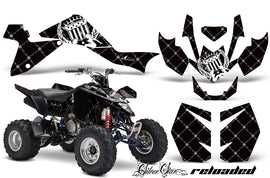 ATV Graphics Kit Quad Decal Sticker Wrap For Suzuki LTZ400 2009-2016 RELOADED WHITE BLACK-atv motorcycle utv parts accessories gear helmets jackets gloves pantsAll Terrain Depot
