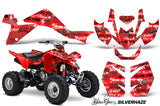 ATV Graphics Kit Quad Decal Sticker Wrap For Suzuki LTZ400 2009-2016 SSSH BLACK RED